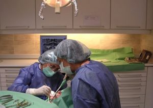 Dental implant surgery at Astondental